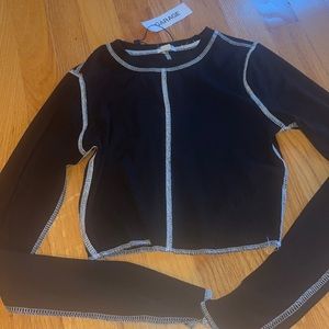 Black Garage Long Sleeve Top